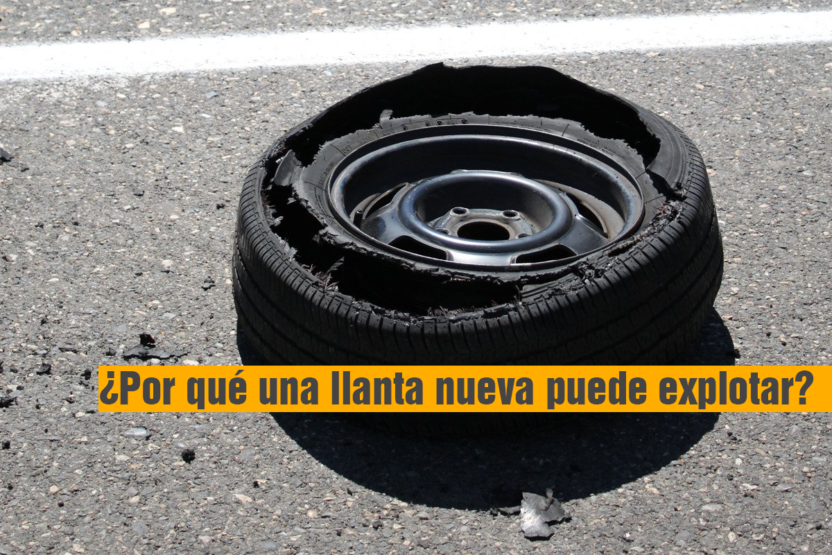 Por qué una llanta explota