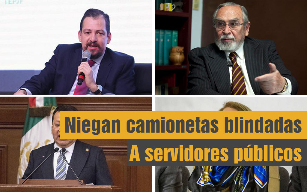 Niegan camionetas blindadas a servidores públicos
